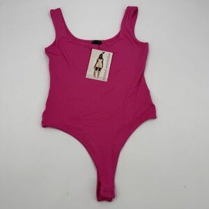 NAKED WARDROBE Pink Bodysuit Size Large NWT